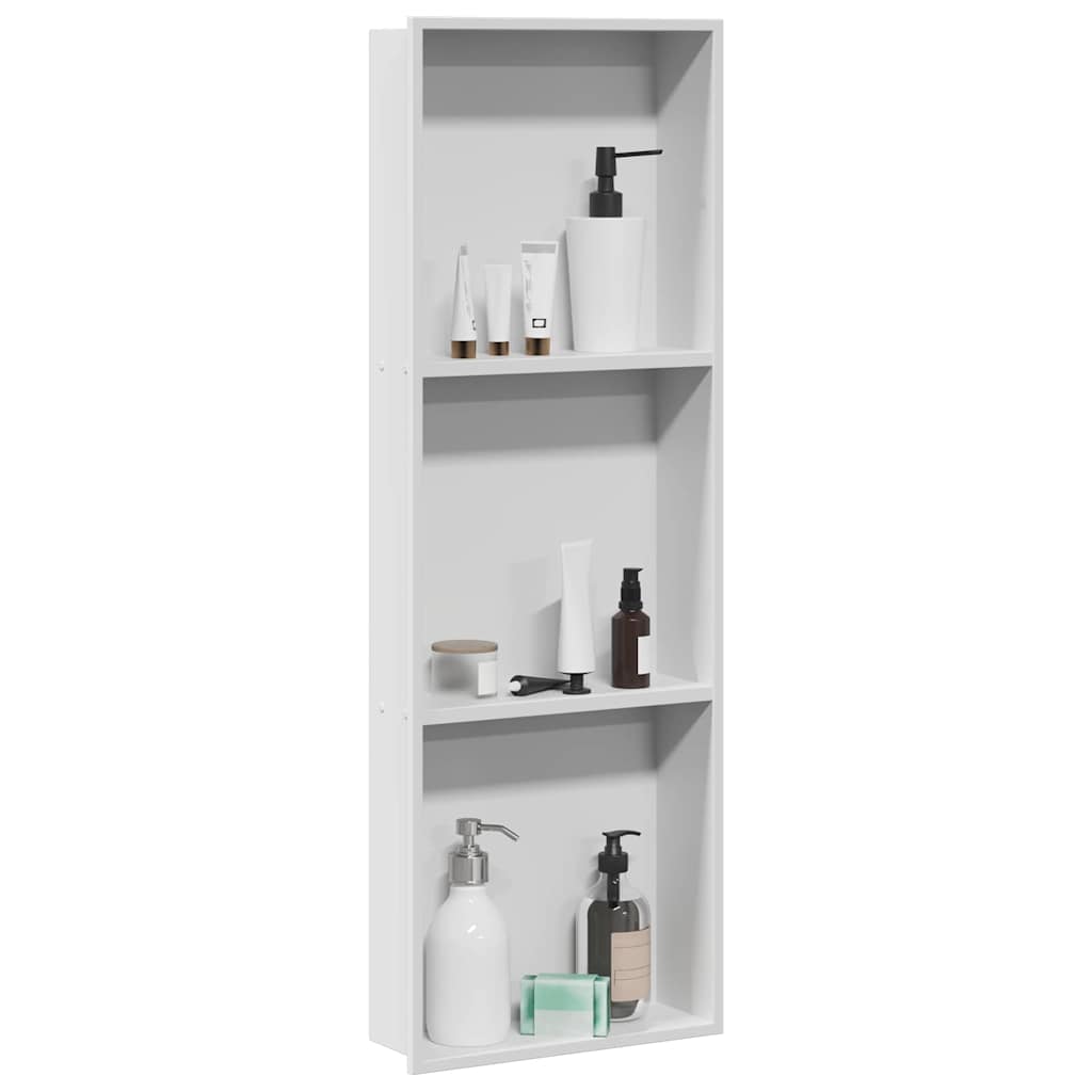 Bruse Niche Hvid 90 x 30 x 9,5 cm Rustfrit stål