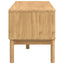 Garderobebænk FLORO Voks brun 115 x 40 x 45 cm Massivt fyrretræ