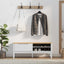 Garderobebænk FLORO Hvid 115 x 40 x 45 cm Massivt fyrretræ