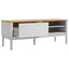 Garderobebænk FLORO Hvid 115 x 40 x 45 cm Massivt fyrretræ