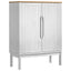 Sideboard FLORO Hvid 70 x 30 x 70,5 cm Massivt fyrretræ