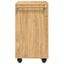 Køkkenvogn FLORO Voks brun 72,5 x 45 x 80 cm Massivt fyrretræ