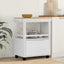 Køkkenvogn FLORO Hvid 72,5 x 45 x 80 cm Massivt fyrretræ