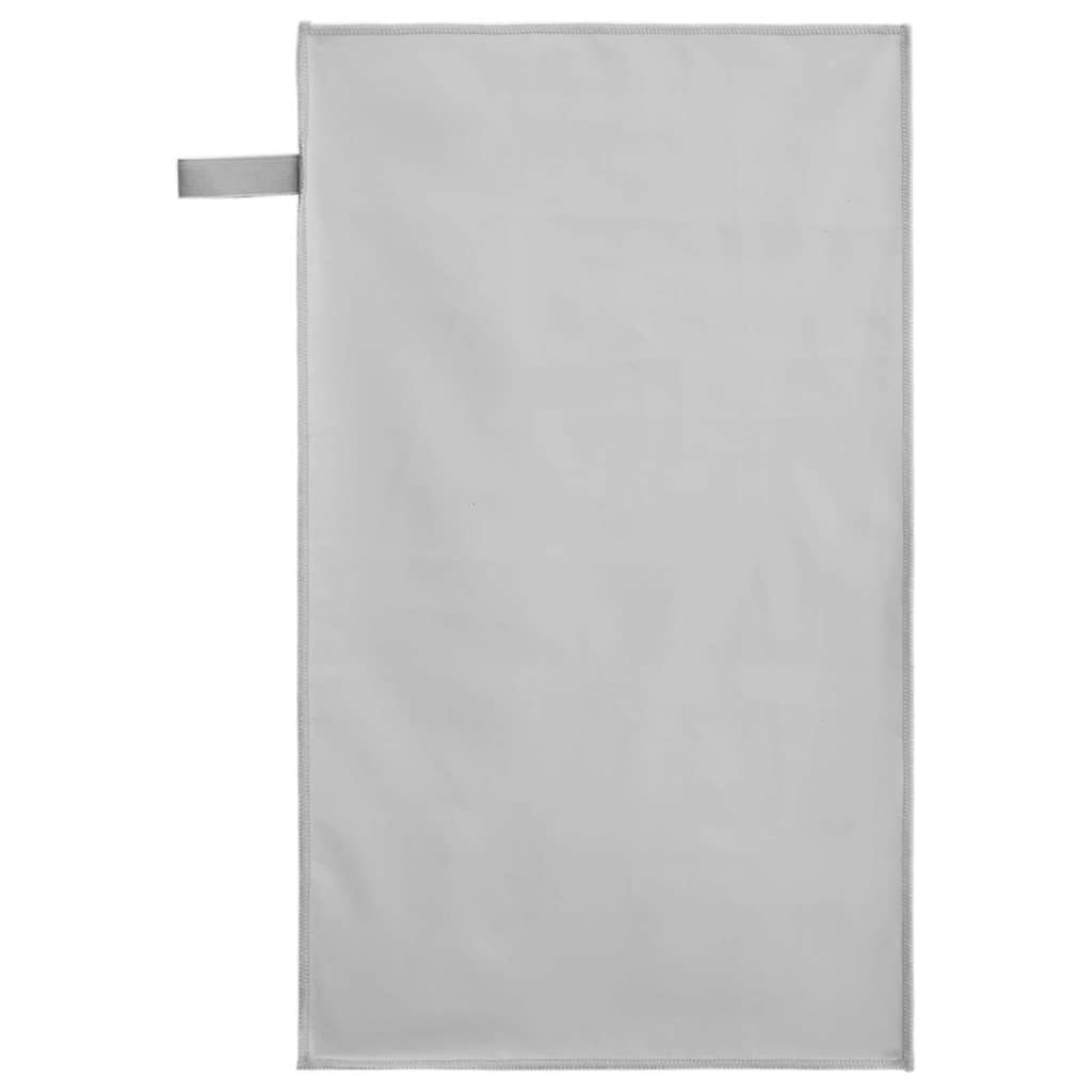 Sportshåndklæder 2 pcs Grå 50 x 30 cm Polyester og polyamid