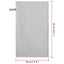 Sportshåndklæder 2 pcs Grå 50 x 30 cm Polyester og polyamid