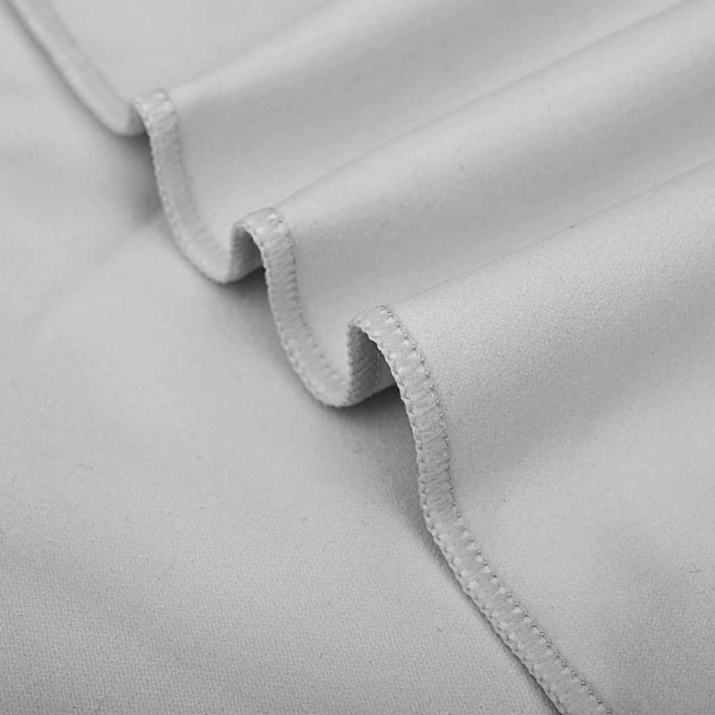 Sportshåndklæder 2 pcs Grå 180 x 90 cm Polyester og polyamid