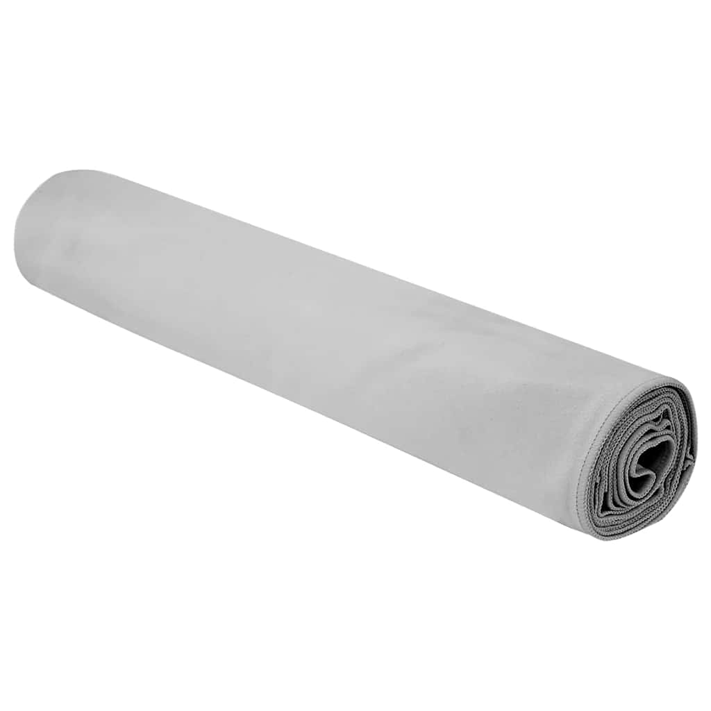 Sportshåndklæder 2 pcs Grå 200 x 100 cm Polyester og polyamid