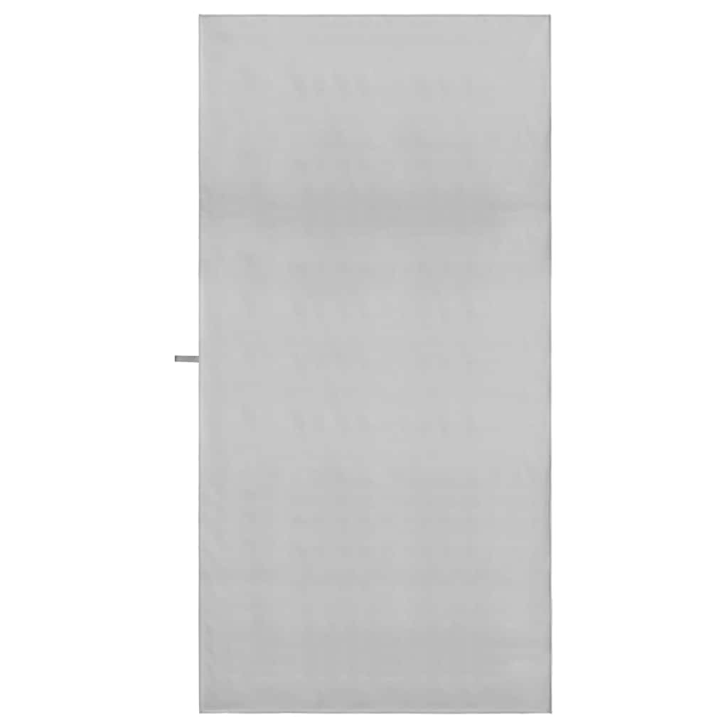 Sportshåndklæder 2 pcs Grå 200 x 100 cm Polyester og polyamid