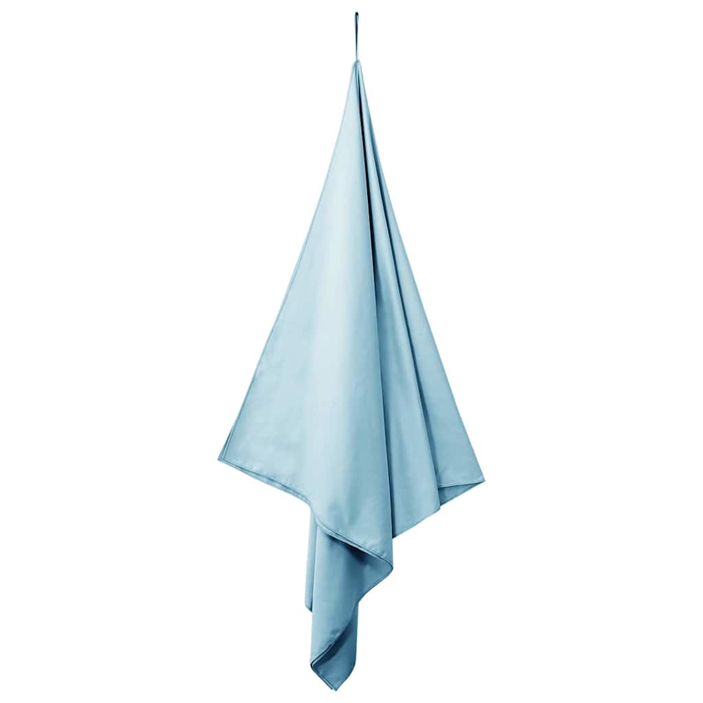 Sportshåndklæder 2 pcs Blå 180 x 90 cm Polyester og polyamid