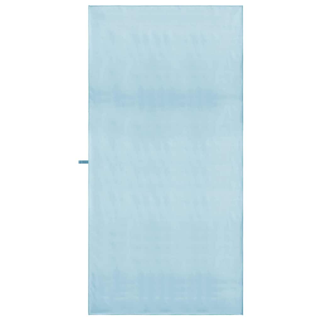 Sportshåndklæder 2 pcs Blå 180 x 90 cm Polyester og polyamid
