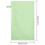 Sportshåndklæder 2 pcs Grøn 50 x 30 cm Polyester og polyamid