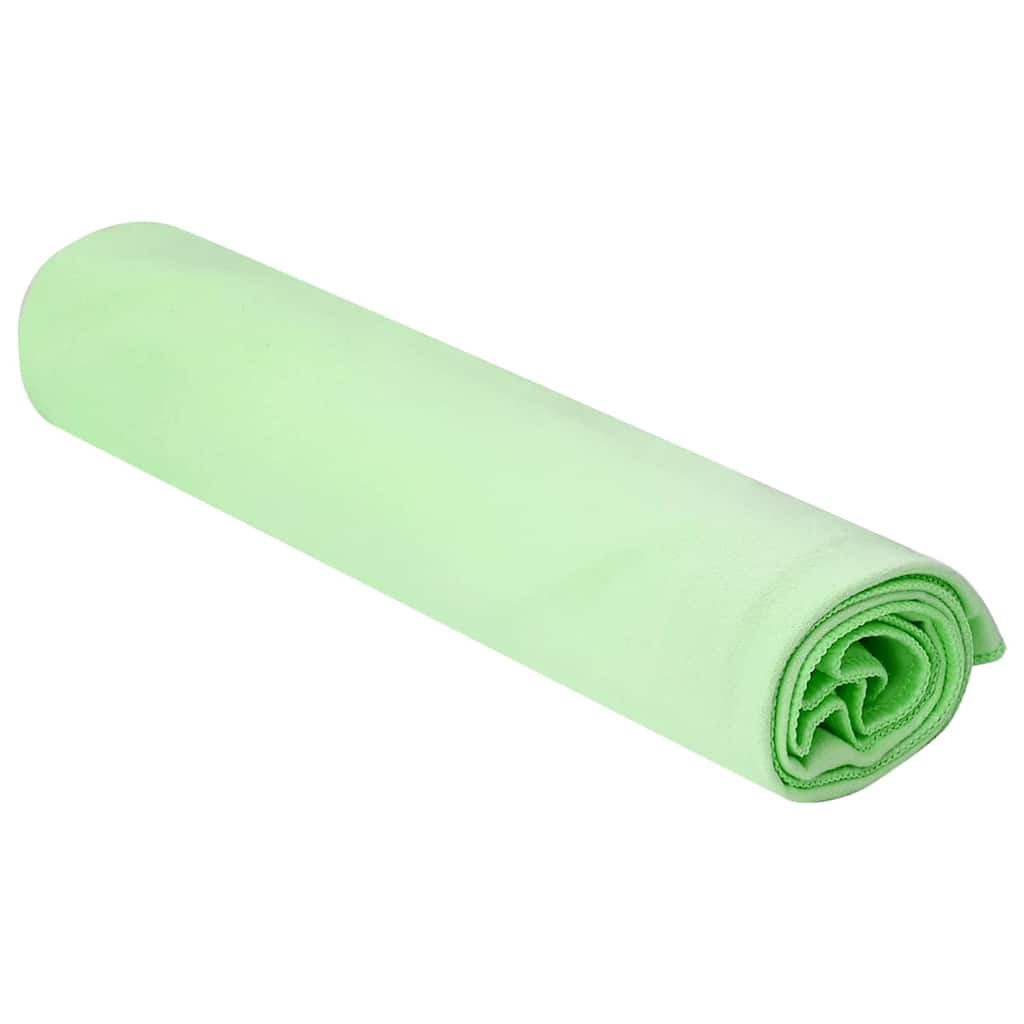 Sportshåndklæder 2 pcs Grøn 100 x 50 cm Polyester og polyamid