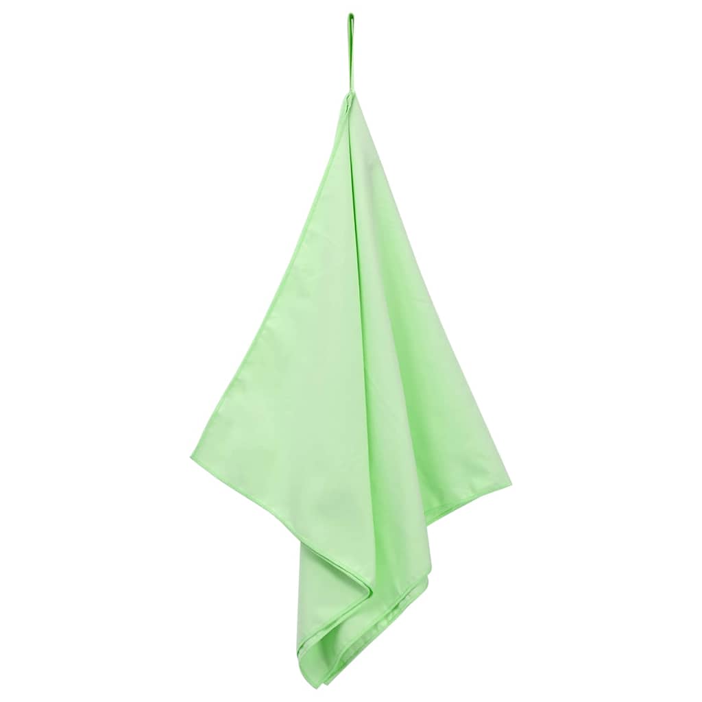Sportshåndklæder 2 pcs Grøn 100 x 50 cm Polyester og polyamid