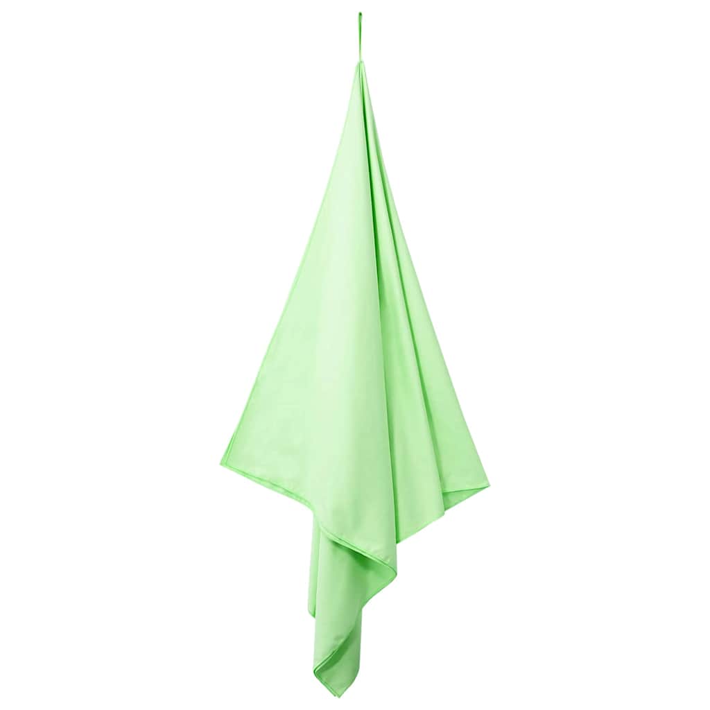 Sportshåndklæder 2 pcs Grøn 180 x 90 cm Polyester og polyamid