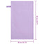 Sportshåndklæder 2 pcs Lilla 50 x 30 cm Polyester og polyamid