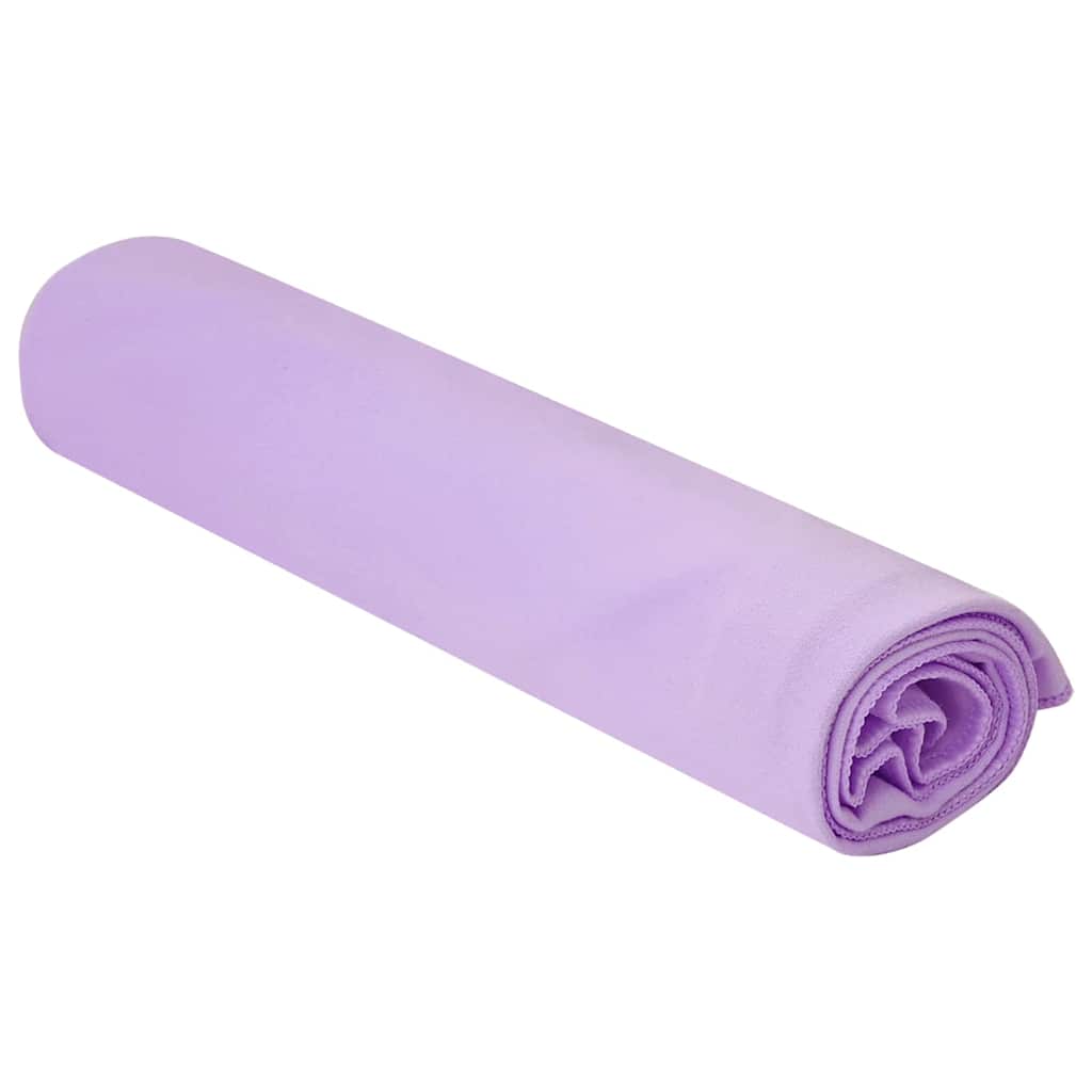 Sportshåndklæder 2 pcs Lilla 100 x 50 cm Polyester og polyamid
