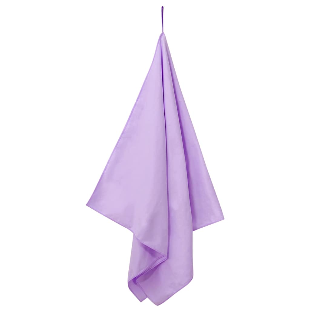 Sportshåndklæder 2 pcs Lilla 140 x 70 cm Polyester og polyamid