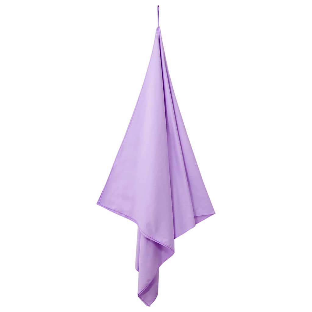 Sportshåndklæder 2 pcs Lilla 180 x 90 cm Polyester og polyamid