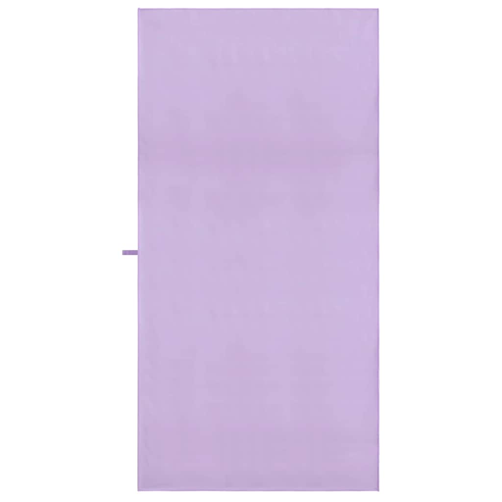 Sportshåndklæder 2 pcs Lilla 180 x 90 cm Polyester og polyamid