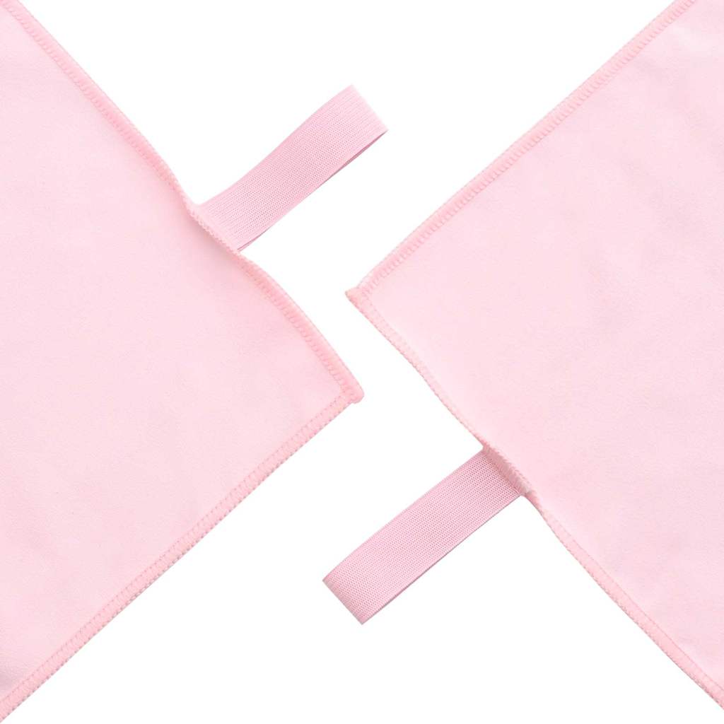 Sportshåndklæder 2 pcs Lyserød 50 x 30 cm Polyester og polyamid