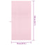 Sportshåndklæder 2 pcs Lyserød 140 x 70 cm