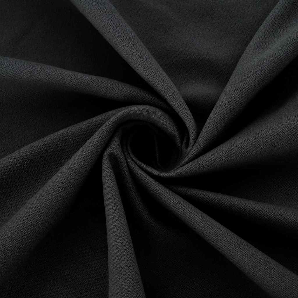 Udendørs stol håndklæder 2 pcs Sort 130 x 60 cm