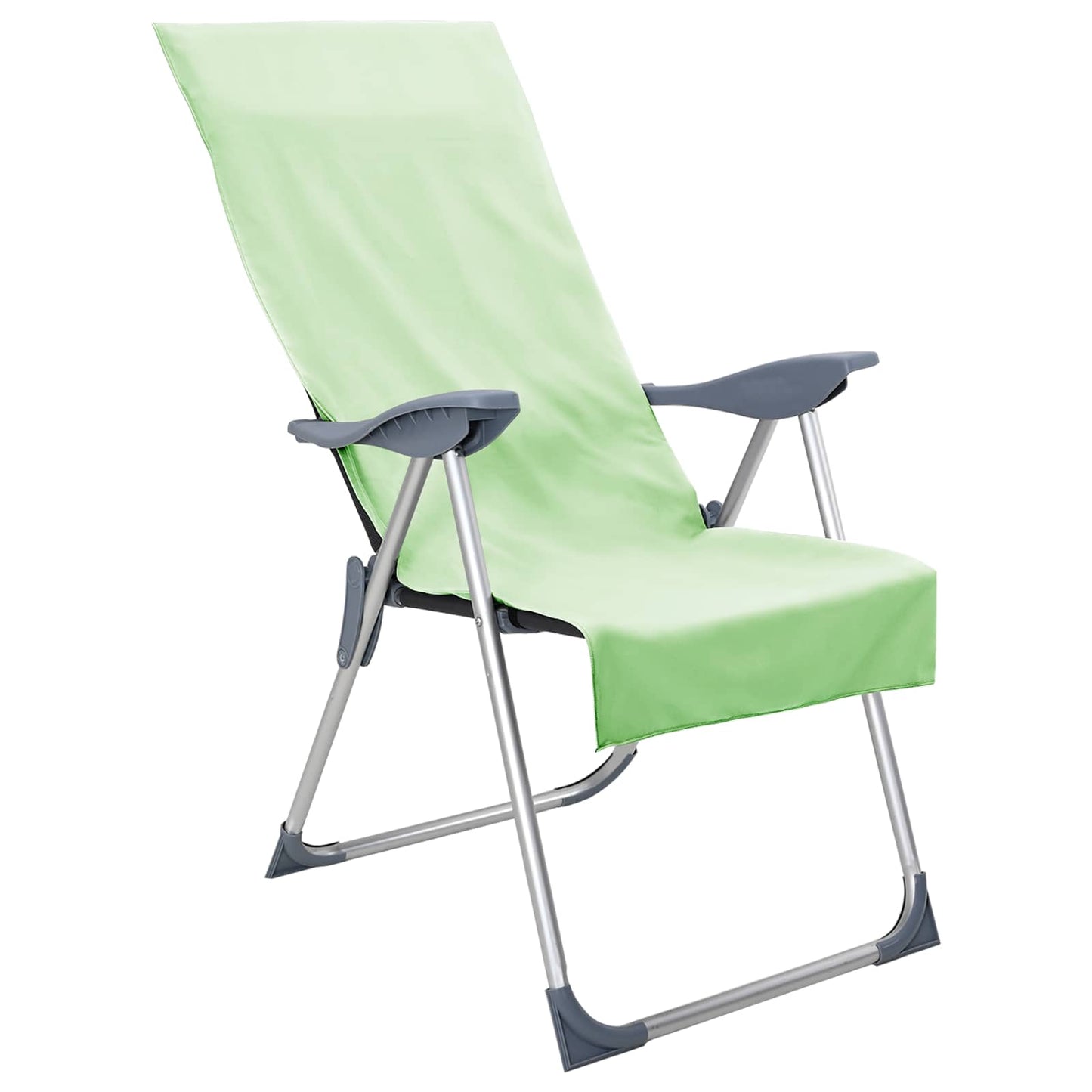Udendørs stol håndklæder 2 pcs Grøn 130 x 60 cm