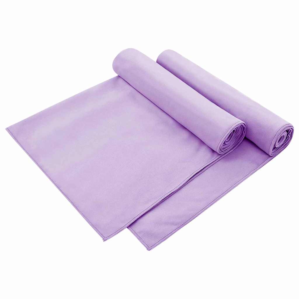 Udendørs stol håndklæder 2 pcs Lilla 130 x 60 cm