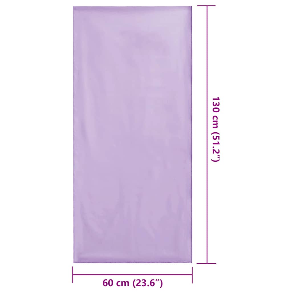 Udendørs stol håndklæder 2 pcs Lilla 130 x 60 cm