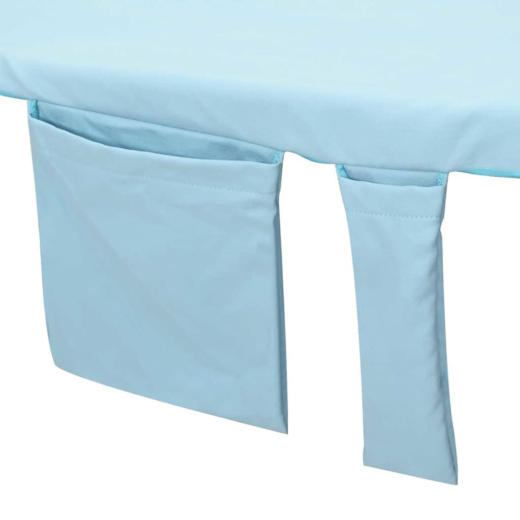 Liggestols håndklæder 2 pcs Blå 210 x 75 cm