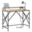 Bord med hylde Sonoma eg 100 x 50 x 86,5 cm Konstrueret træ