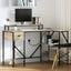 Bord med skuffe Sonoma eg 120 x 79 x 86,5 cm Konstrueret træ