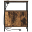 Natskab 2 pcs Røget eg 30 x 48 x 61 cm Konstrueret træ