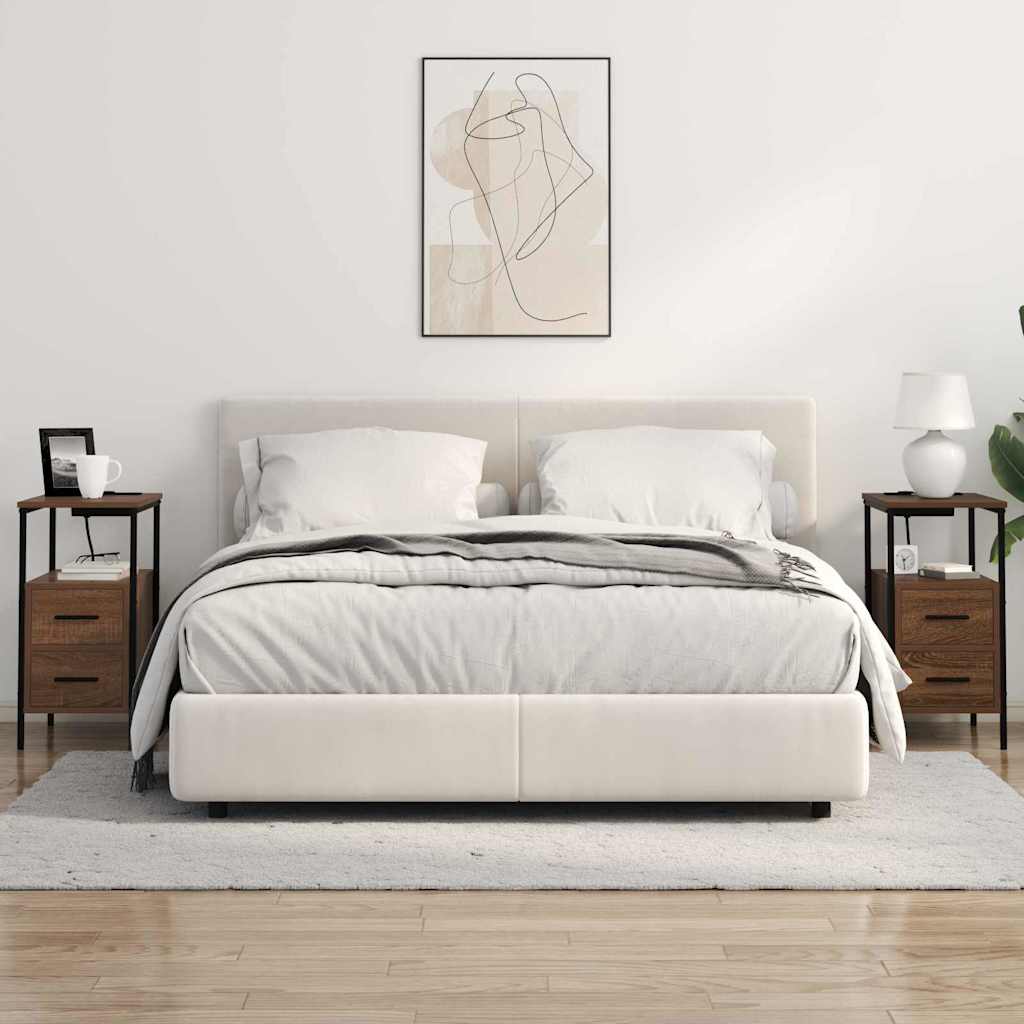 Natskab med skuffe Brun eg 30 x 48 x 61 cm Konstrueret træ
