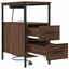 Natskab 2 pcs Brun eg 30 x 48 x 61 cm Konstrueret træ