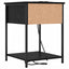 Natskab 2 pcs Sort eg 42 x 41 x 56 cm Konstrueret træ