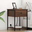 Natskab 2 pcs Brun eg 42 x 41 x 56 cm Konstrueret træ