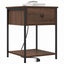 Natskab 2 pcs Brun eg 42 x 41 x 56 cm Konstrueret træ