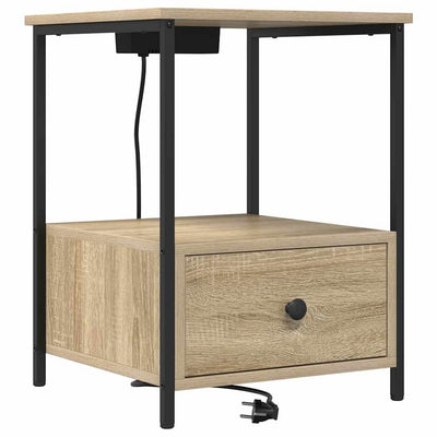 Natskab med skuffe Sonoma eg 42 x 41 x 56 cm Konstrueret træ