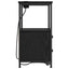 Natskab Sort eg 40 x 31 x 60 cm Konstrueret træ