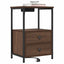 Natskab 2 pcs Brun eg 40 x 31 x 60 cm Konstrueret træ