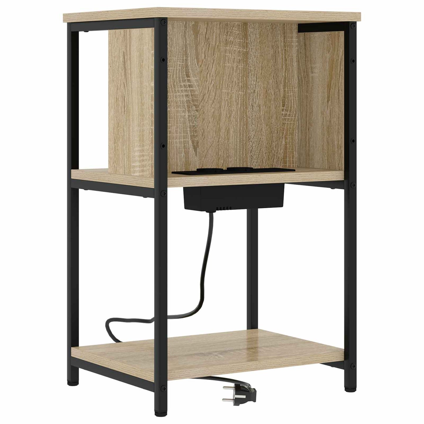 Natskab 2 pcs Sonoma eg 38 x 31 x 61 cm Konstrueret træ