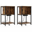 Natskab 2 pcs Røget eg 38 x 31 x 61 cm Konstrueret træ