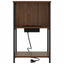 Natskab 2 pcs Brun eg 38 x 31 x 61 cm Konstrueret træ