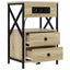 Natskab 2 pcs Sonoma eg 40 x 31 x 60 cm Konstrueret træ