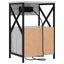 Natskab 2 pcs Grå Sonoma 40 x 31 x 60 cm Konstrueret træ