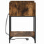 Natskab 2 pcs Røget eg 40 x 40 x 61 cm Konstrueret træ