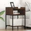 Natskab med hylde 2 pcs Brun eg 40 x 40 x 61 cm Konstrueret træ