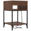 Natskab med hylde 2 pcs Brun eg 40 x 40 x 61 cm Konstrueret træ