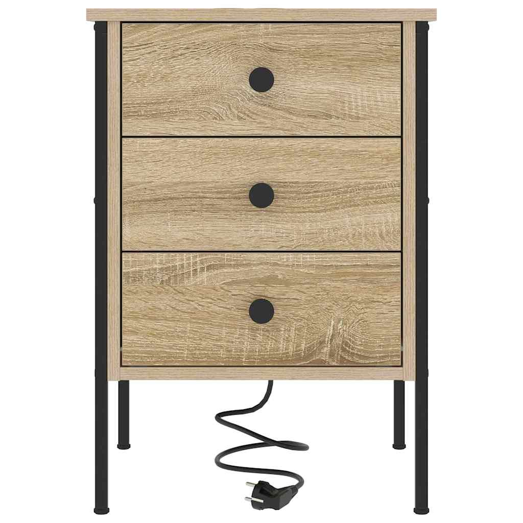 Natskab med skuffe Sonoma eg 42 x 41 x 61 cm Konstrueret træ